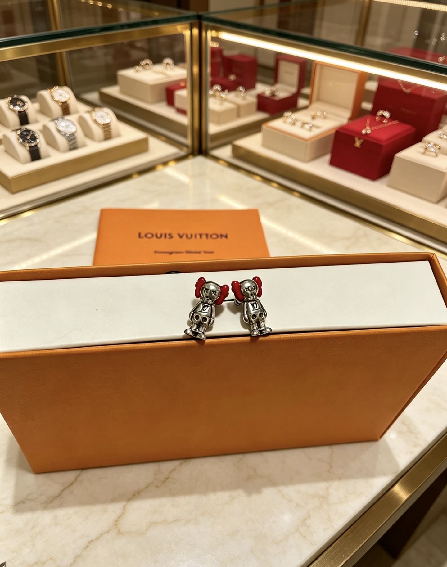 Louis Vuitton Monogram World Tour Earrings